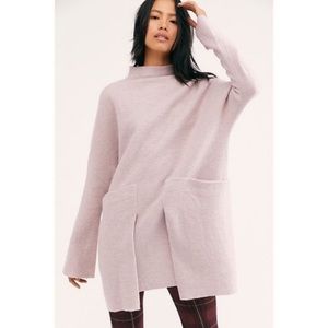 Free People Zoe Swit Dress Lavender Wool Size XS